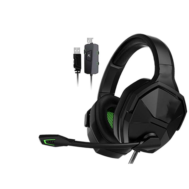 Wired Headworn Gaming Headphones for Immersive Game Audio